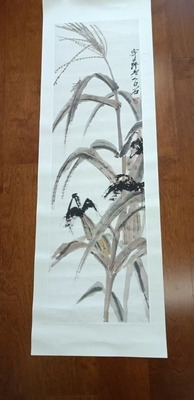 《稻穗草虫》